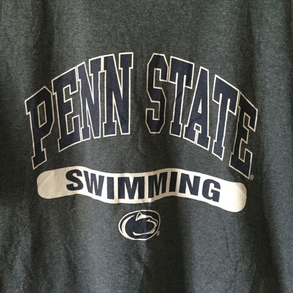 Vintage Men's Penn State Swimming T-Shirt … - Picture 3 of 8